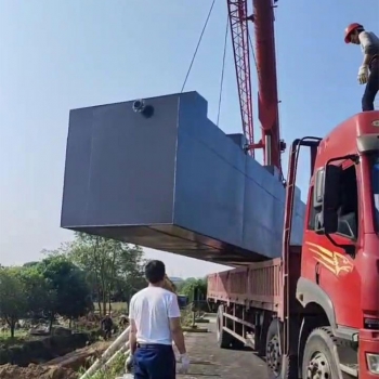 長(zhǎng)沙縣安沙鎮(zhèn)30m3/d地埋式一體化污水處理設(shè)備發(fā)貨